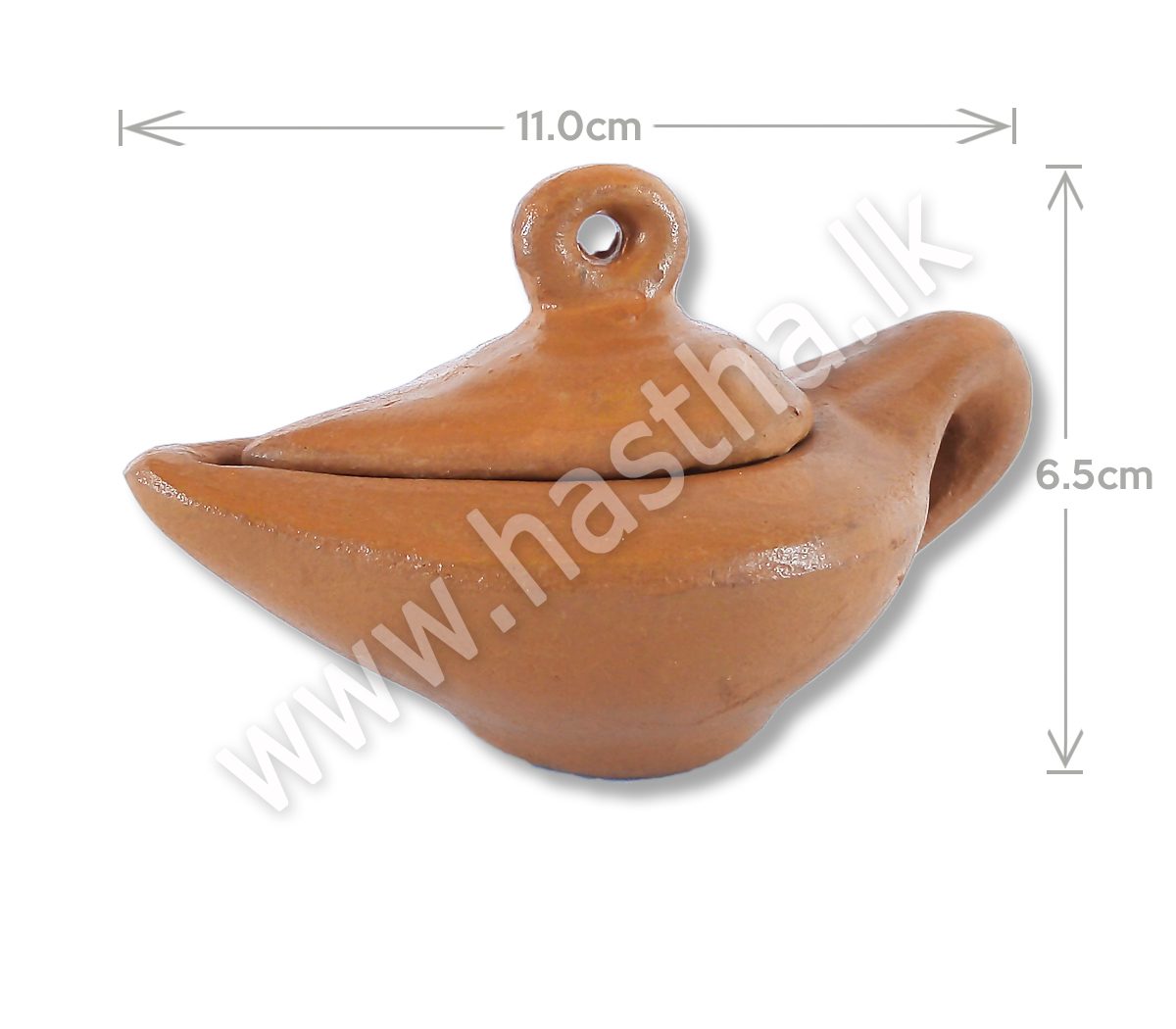 Aladin Oil Lamp – Red Clay