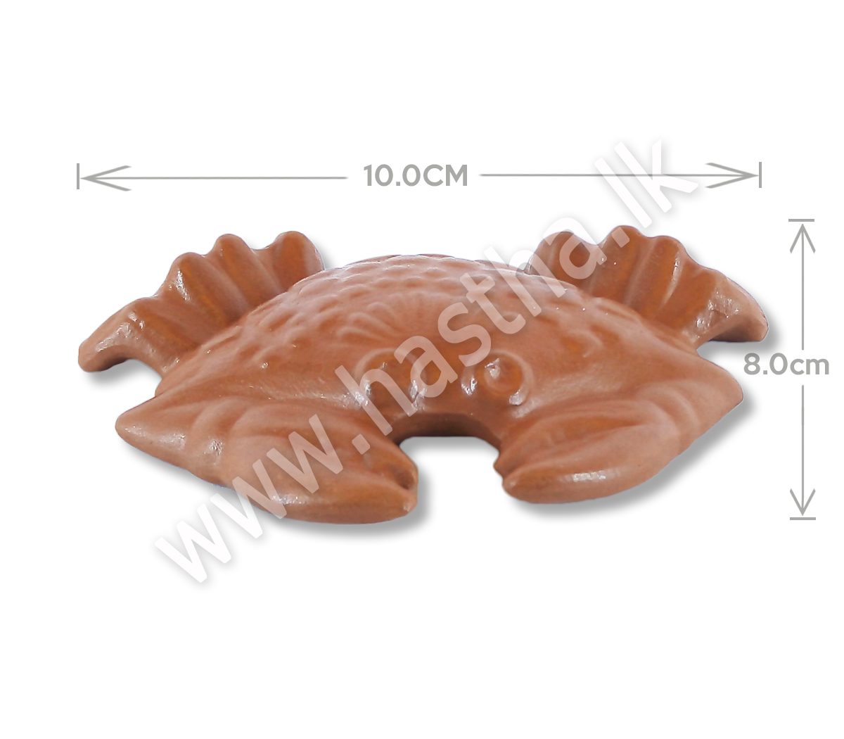Crab Paper Weight – Red Clay