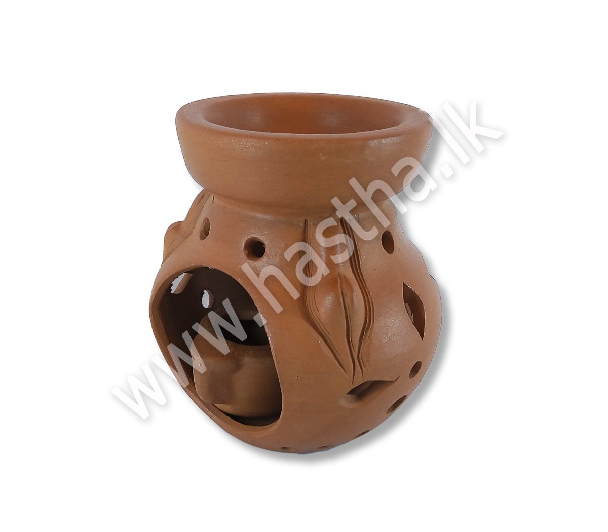 Oil Lamp Cooker – Red Clay