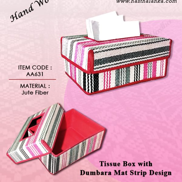 sri_lankan_hand_woven_jute_fiber_tissue_box_dumbara_mat_design