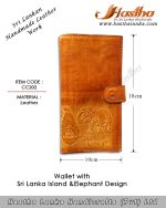 gents long wallet - leather