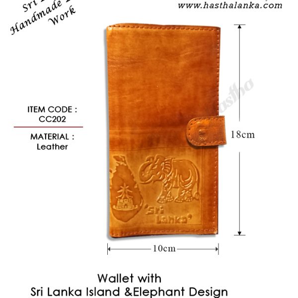 sri_lankan_leather_work_gent_purse_sri_lankan_island_elephant_design