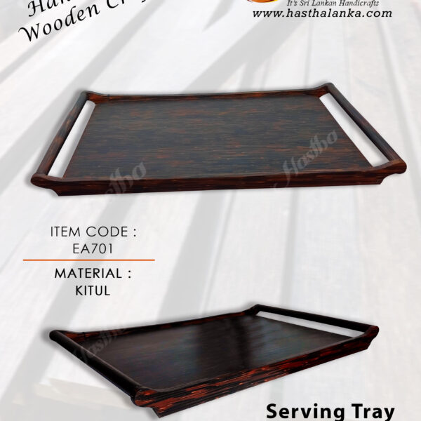 handcrafted serving tray - kitul