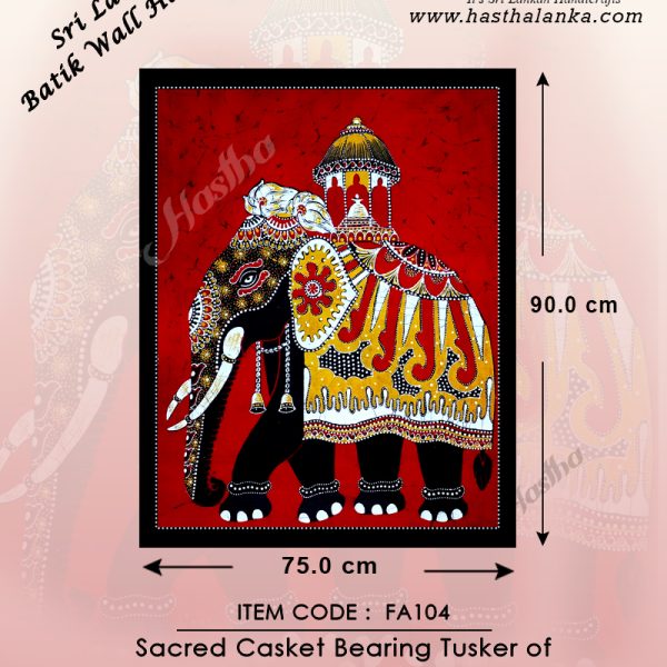 sri_lankan_bathik_wall_hanging_cotton_fabric_perahera_kandy_tuskers