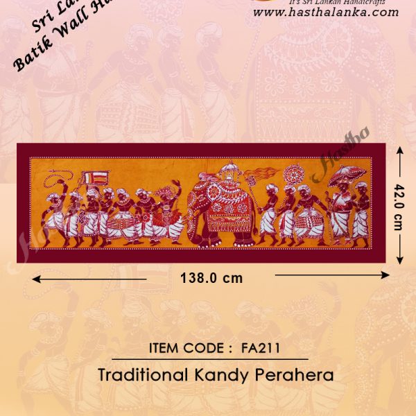 sri_lankan_bathik_wall_hanging_cotton_fabric_kandy_perahera