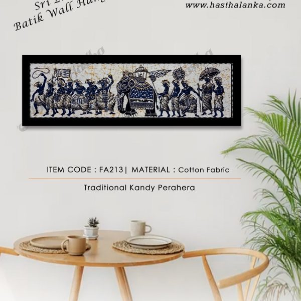 sri_lankan_bathik_wall_hanging_cooton_fabric_kandy_perahera