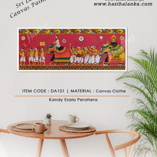 sri_lanka_canvas_painting_kandy_esala_perahera