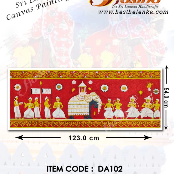 sri_lanka_canvas_painting_kandy_esala_perahera