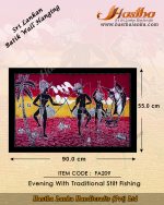 sri_lankan_bathik_wall_hanging_cotton_stilt_fishing