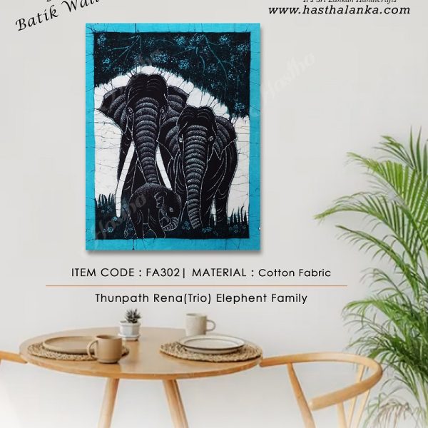 sri_lankan_bathik_wall_hanging_cooton_fabric_tunpath_rena_trio