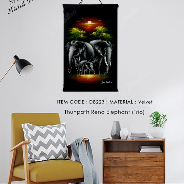 sri_lankan_hand_painting_wall_hanger_velvet_thunpath_rena_trio