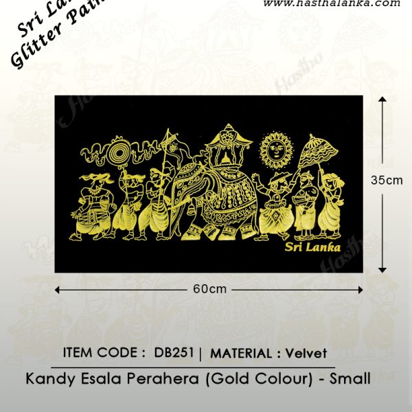 sri_lankan_glitter_painting_wall_hanger_kandy_esala_perahera