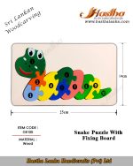 sri_lankan_wood_carving_jigsaw_puzzle_snake_shape_fixing_board