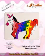 sri_lankan_woodcarving_jigsaw_puzzle_unicorn_fixing_board