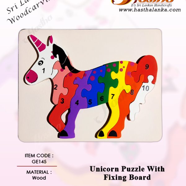 sri_lankan_woodcarving_jigsaw_puzzle_unicorn_fixing_board